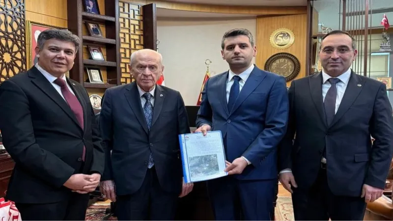 MHP'den Bozüyük–Söğüt karayolu için Ankara teması... Bahçeli'den yakın takip sözü