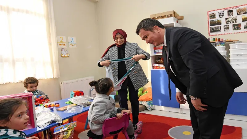 Bursa protokolü özel çocukların karne gününde buluştu