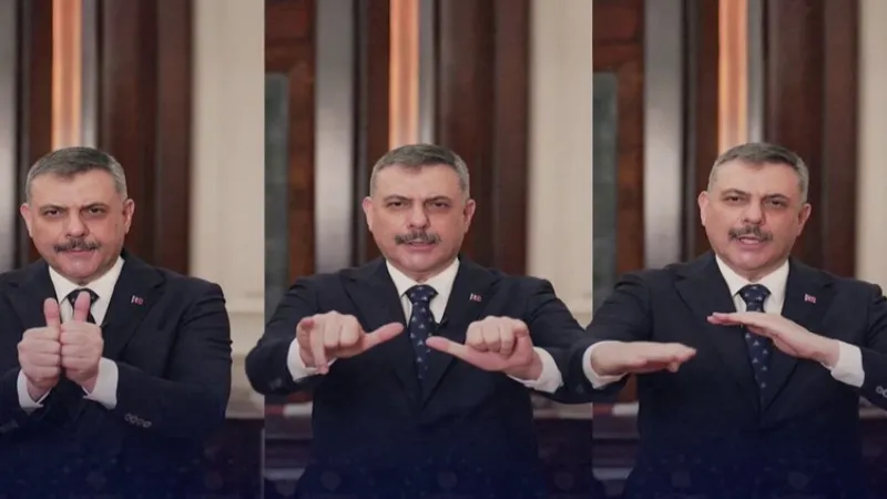 Bakan Çiftçi’den özel işaret dilli mesaj... 