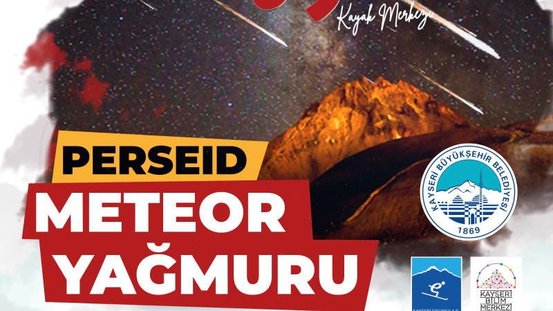 Büyükşehir’den Kayseri’nin Zirvesinde Meteor Yağmuru Gözlem Şöleni