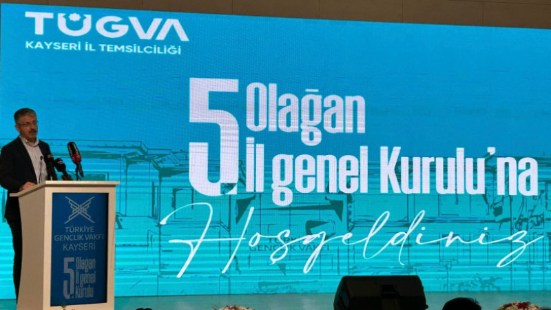 Şaban Çopuroğlu, TÜGVA Kayseri 5. Olağan İl Kongresi’ne Katıldı