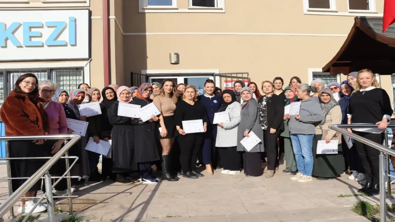 Kocaeli'de 'Güçlü Kadın Güçlü Toplum'da ilk grup eğitimler tamamlandı