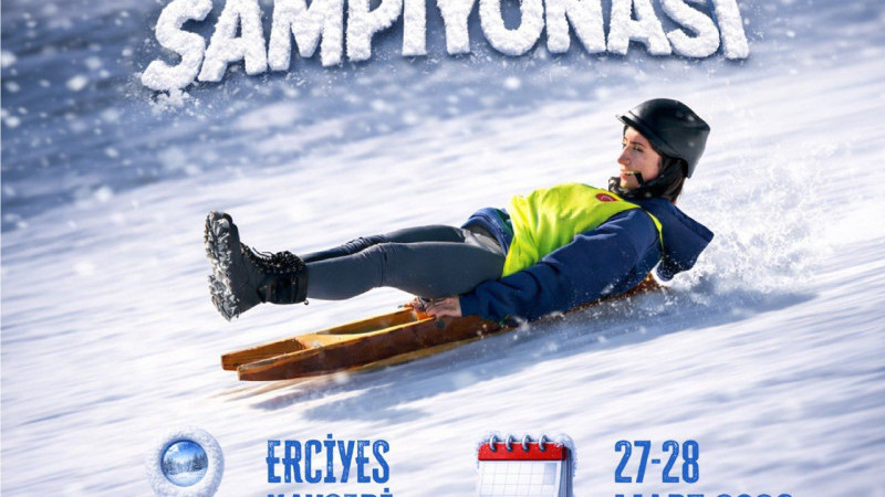 ERCİYES, GELENEKSEL KIZAK TÜRKİYE ŞAMPİYONASI’NA EV SAHİPLİĞİ YAPACAK